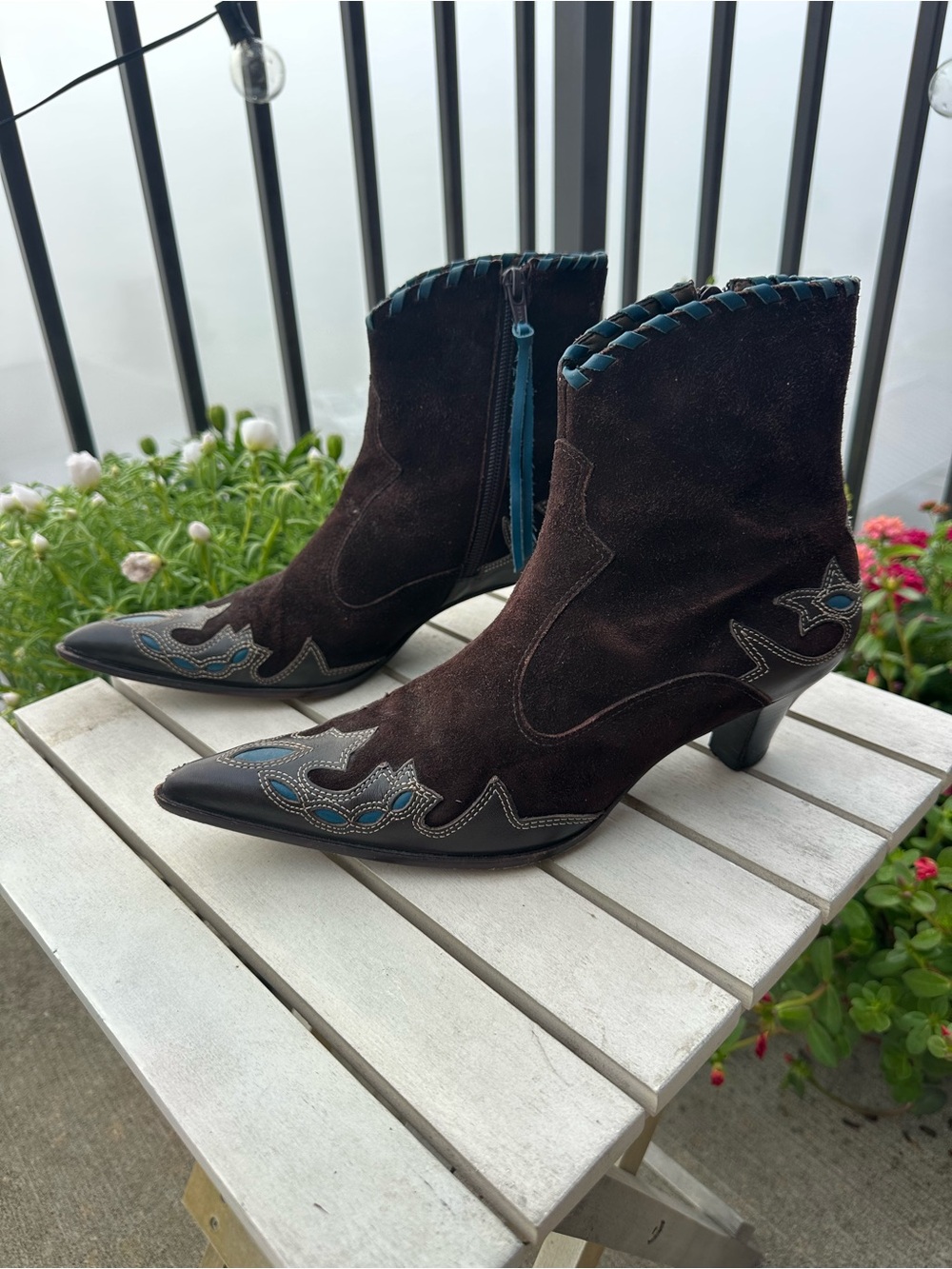 Antonio Melani Bailey Western Ankle Boot Size 7.5